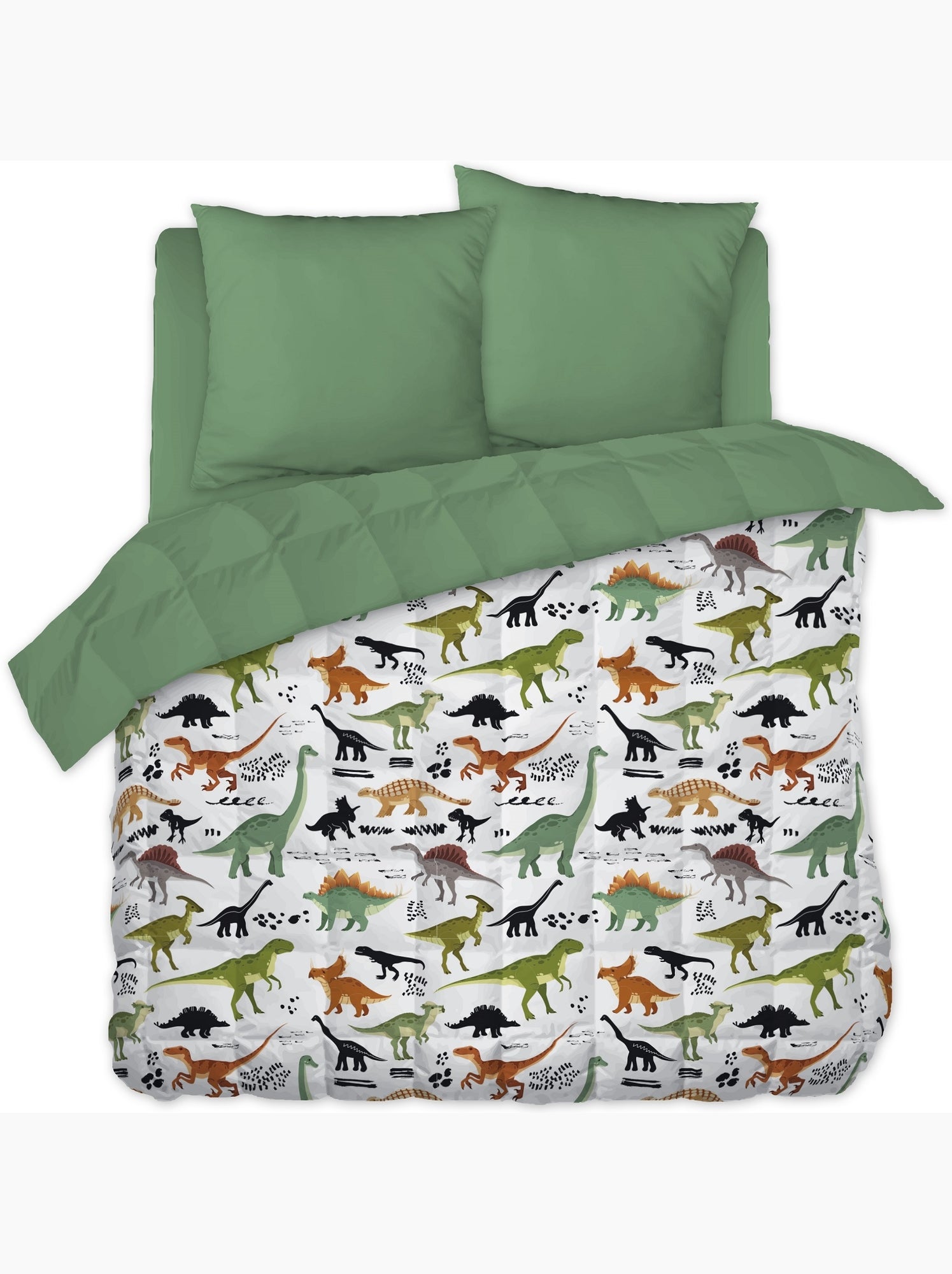 Couette Enfant Pottery Barn Dempsey Dinosaure - 86x86 Pouces, Coton, Taille Full/Queen, Occasion Excellent état