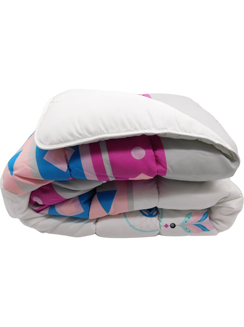 Couette Coton Percale 91 fils - Anti-acariens - Tempérée Blanc - Kiabi
