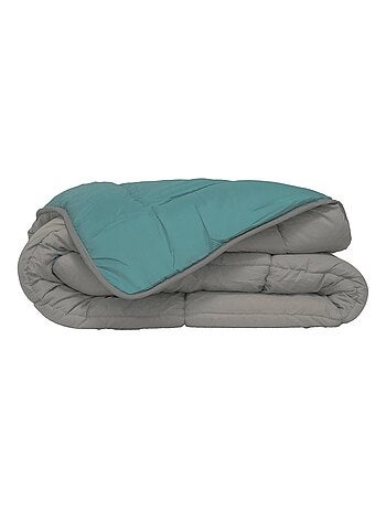 Couette d'été en microfibre bicolore