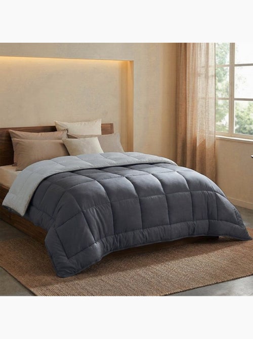 Couette d'été en microfibre bicolore - Kiabi
