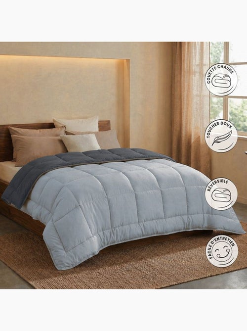 Couette d'été en microfibre bicolore - Kiabi