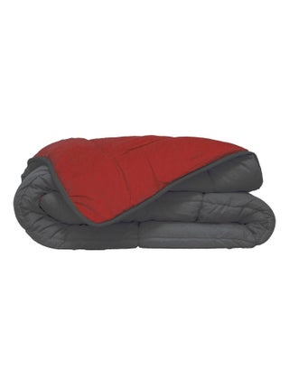 Couette d'été en microfibre bicolore