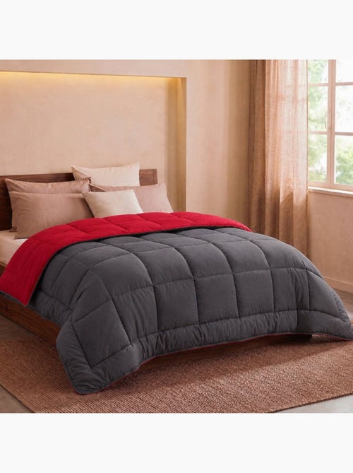 Couette d'été en microfibre bicolore - Kiabi