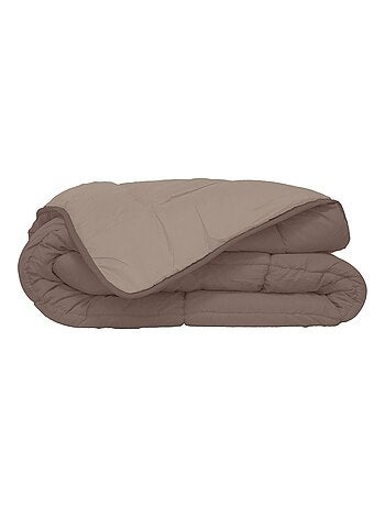 Couette d'été en microfibre bicolore