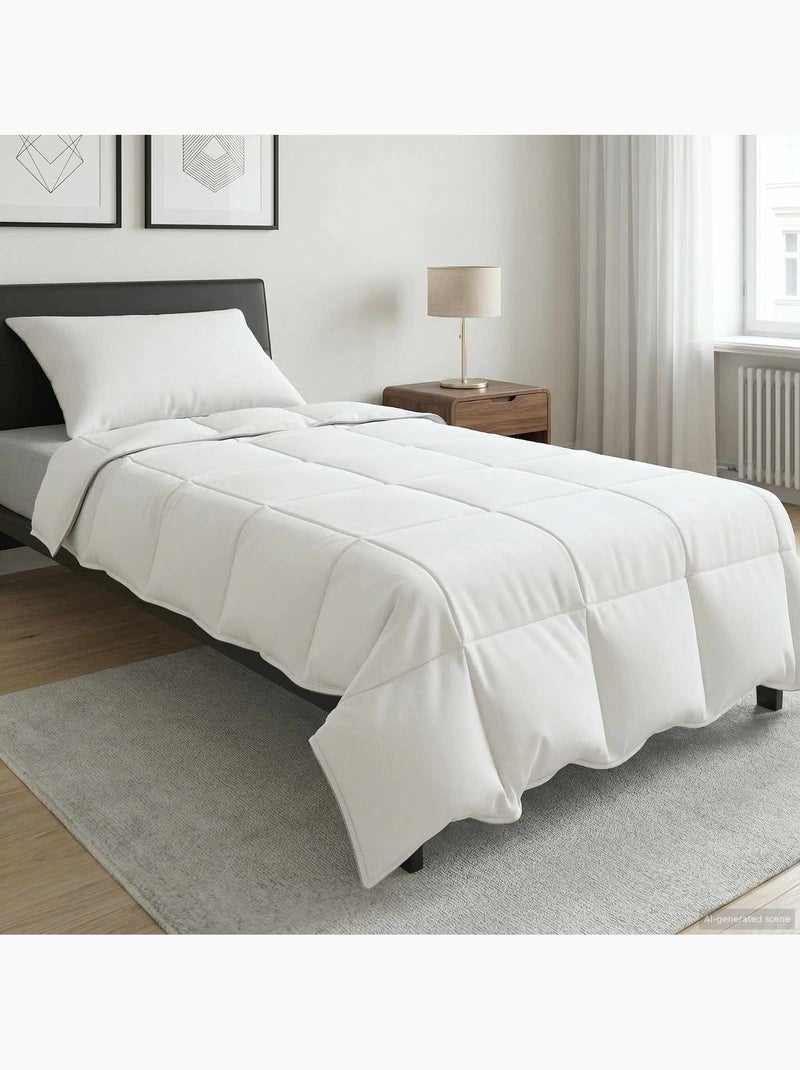 Couette d’été fibres de bambou 150 g/m² certifiée oeko-tex - vidaxl Blanc - Kiabi