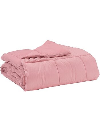 Couette d’été matelassée réversible velours microfibre - vidaxl