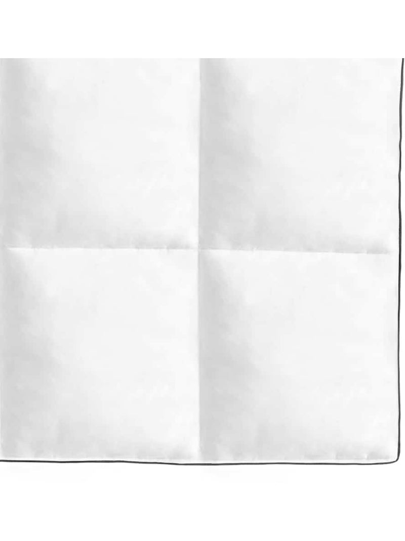 Couette d’hiver 2 pièces en microfibre garnissage duvet d’oie - vidaxl Blanc - Kiabi