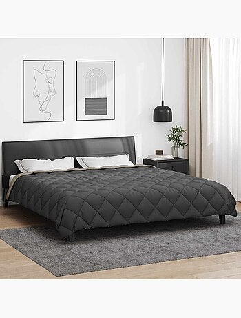 Couette d’hiver matelassée losanges microfibre - vidaxl