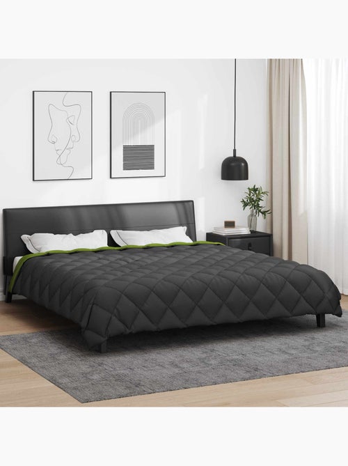 Couette d’hiver matelassée losanges microfibre - vidaxl - Kiabi
