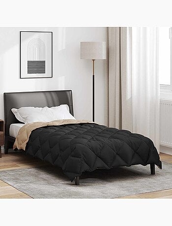 Couette d’hiver matelassée losanges microfibre - vidaxl