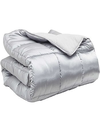 Couette d’hiver matelassée microfibre et satin - vidaxl