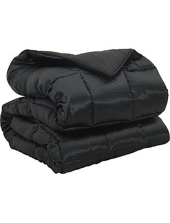 Couette d’hiver matelassée microfibre et satin - vidaxl