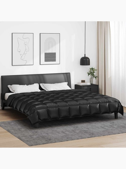 Couette d’hiver matelassée microfibre et satin - vidaxl - Kiabi