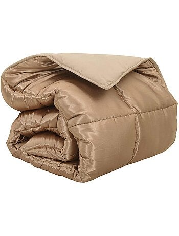 Couette d’hiver matelassée microfibre et satin - vidaxl