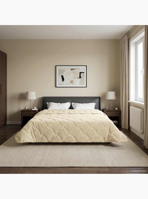 Couette d’hiver réversible matelassée effet doudoune - vidaxl - Kiabi