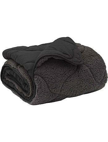 Couette d’hiver réversible matelassée effet doudoune - vidaxl