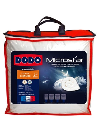 Couette Dodo Microstar 140 x 200 cm pour lit 1 place - Blanc - 140 x 200 cm pour lit 1 place