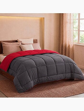 Couette d'?t? en microfibre bicolore