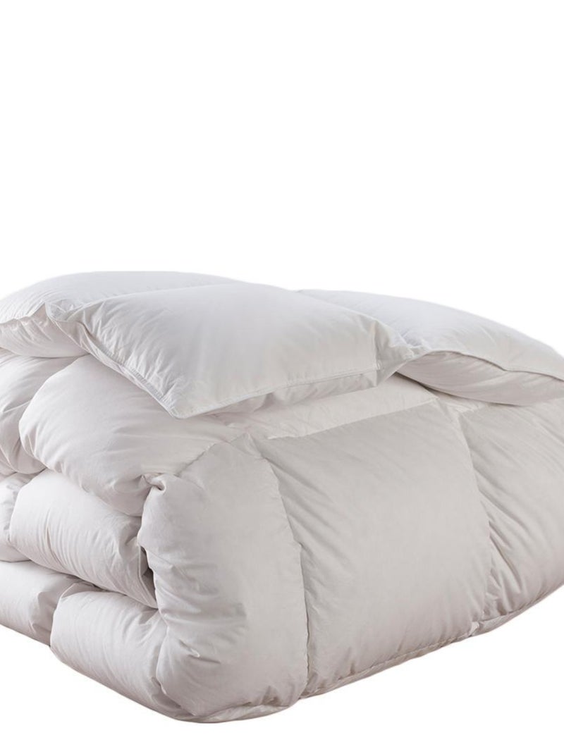 Couette duvet Tradition CHAUDE - 90% Duvet d'Oie - DODO Blanc - Kiabi