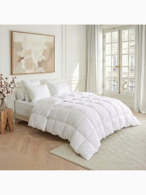 Couette duvet Tradition TEMPEREE - 70% Duvet d'Oie - DODO - Kiabi Couette duvet Tradition TEMPEREE - 70% Duvet d'Oie - DODO - Kiabi