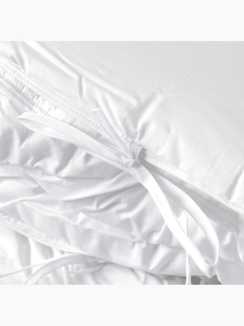 Couette ELSA garnissage fibre polyester 4 saisons 200 + 300 g/m2 Blanc - Kiabi