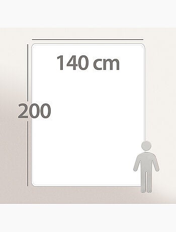 Couette ELSA garnissage fibre polyester Léger (été) 200 g/m2