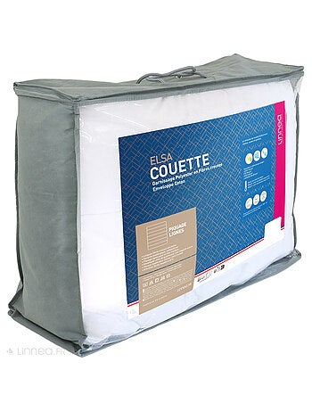 Couette ELSA garnissage fibre polyester Ultra légère (été)