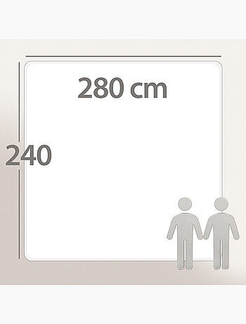 Couette ELSA garnissage fibre polyester Ultra légère (été)