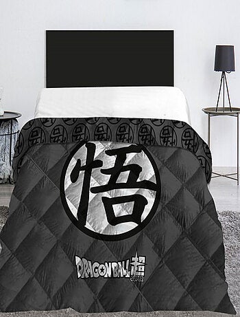 Couette Enfant Dragon Ball Matelassée Imprimée Réversible Lit 2 places, LOGO