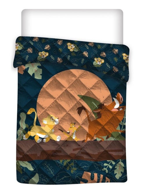 Couette Enfant Le Roi Lion Matelassée Imprimée Réversible Lit 1 place, SIMBA - Kiabi