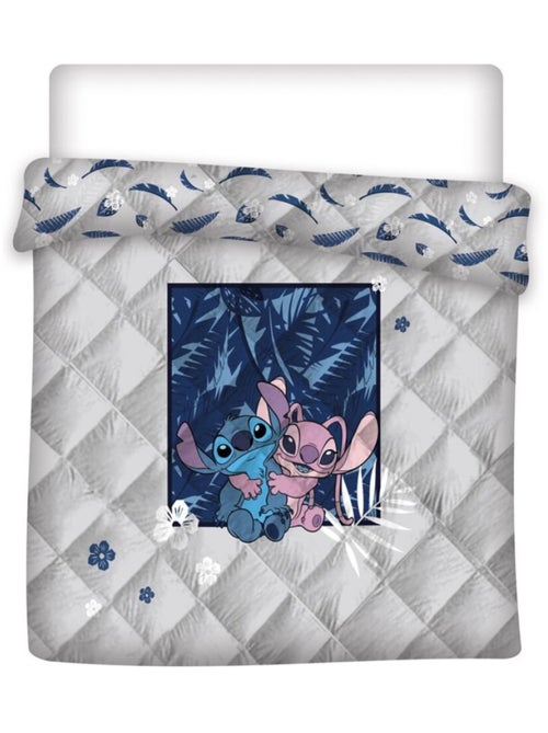 Couette Enfant Lilo et Stitch Disney Matelassée Imprimée Réversible Lit 2 places, ANGEL - Kiabi