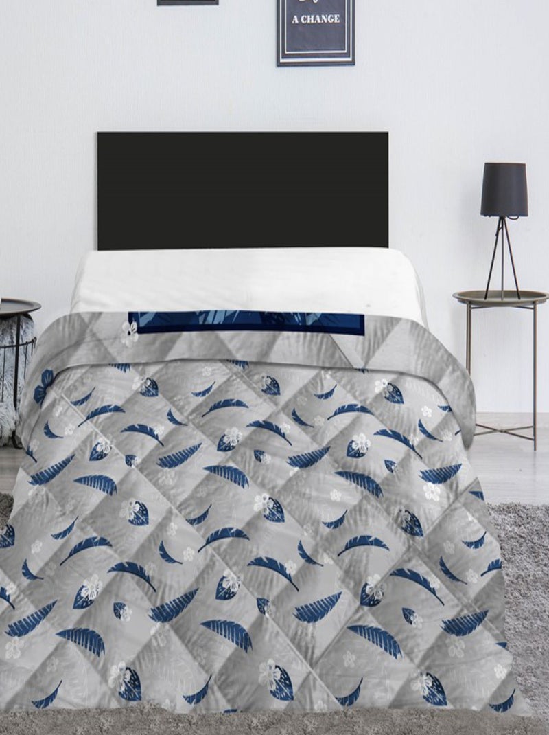 Couette Enfant Lilo et Stitch Disney Matelassée Imprimée Réversible Lit 2 places, ANGEL Gris - Kiabi