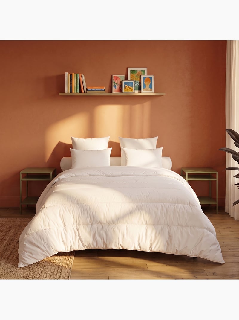 Couette essentielle - 100% coton - 4 saisons - dodo Blanc - Kiabi
