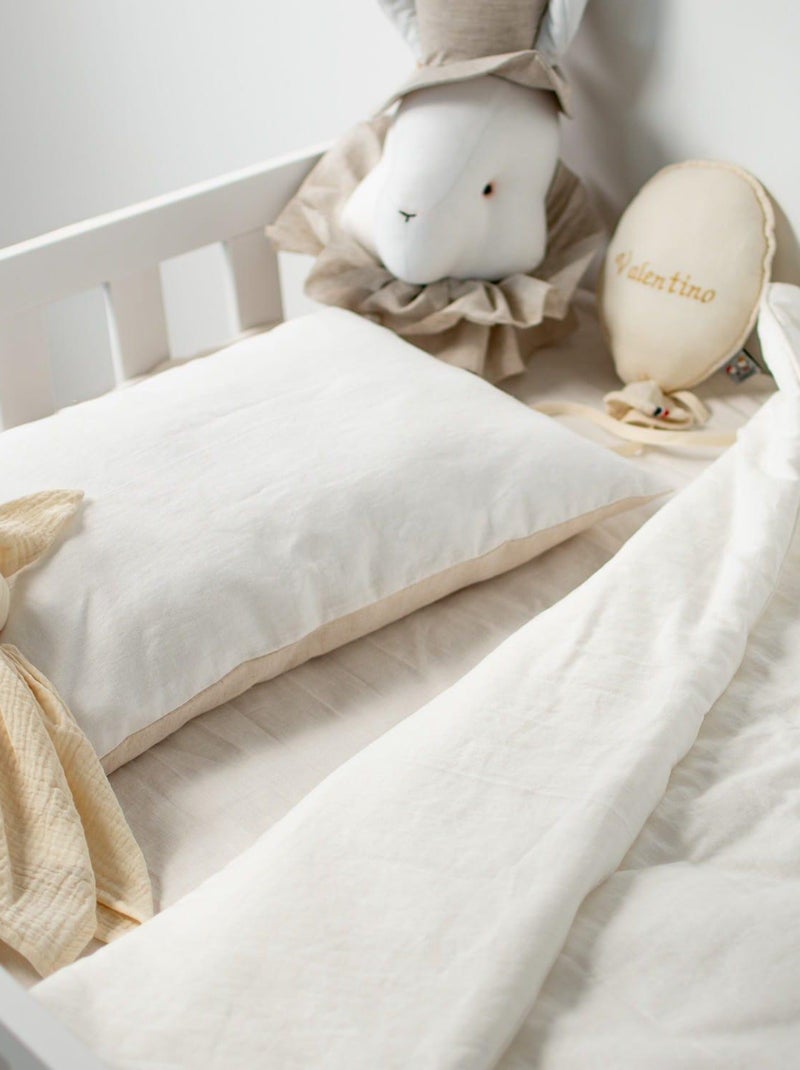 Couette et oreiller - prêt à dormir en Lin SEVIRA KIDS Orange clair - Kiabi