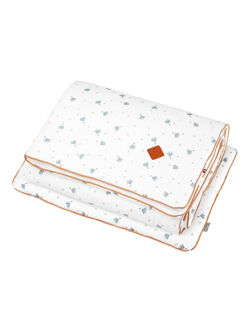 Couette et oreiller - prêt à dormir, gaze de coton, Bleuet SEVIRA KIDS Blanc - Kiabi
