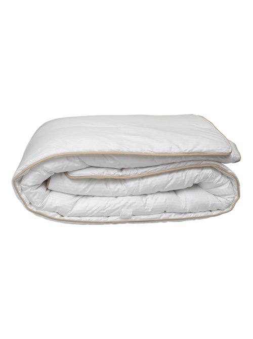 Couette "Fjord Grand Hotel" Tempéré Jumelable Satin de coton rayé Lestra - 140 x 200 cm pour lit 1 p - Kiabi