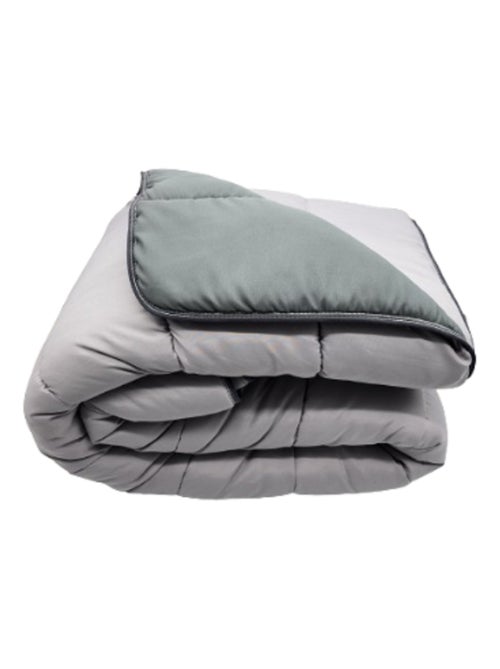 Couette Gris foncé/Gris clair - Tempérée - Kiabi