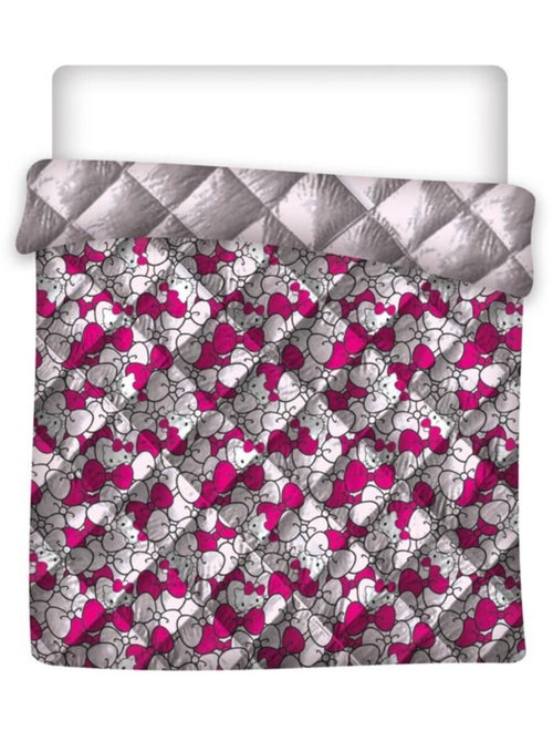Couette Hello Kitty Matelassée Imprimée Réversible 240x220 cm Lit 2 places - Kiabi