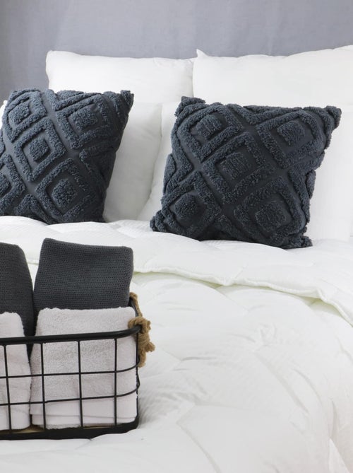 Couette hiver chaude 600gr enveloppe SATIN - Kiabi