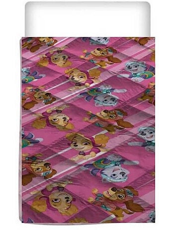Couette Imprimée - La Pat'Patrouille Everest , Stella et Liberty Rose - 140x200 cm