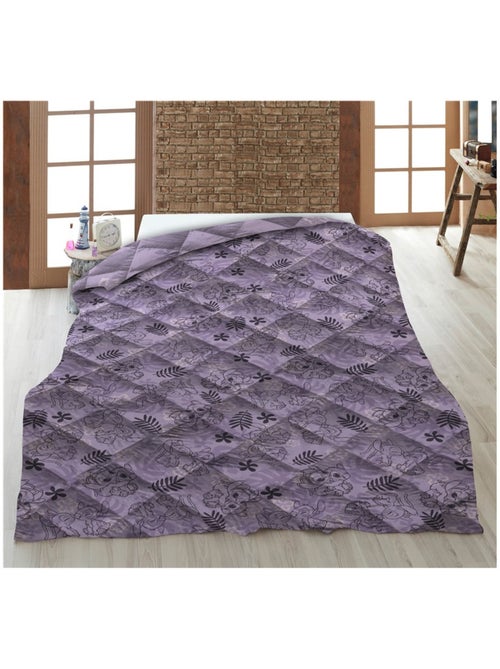 Couette Imprimée - Stitch & Angel (Lilo & Stitch) Violet 140x200 cm - Kiabi