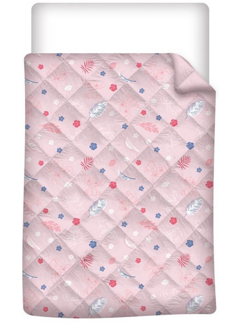 Couette Imprimée - Stitch et Angel - Calin - 140x200 cm Multicolore - Kiabi