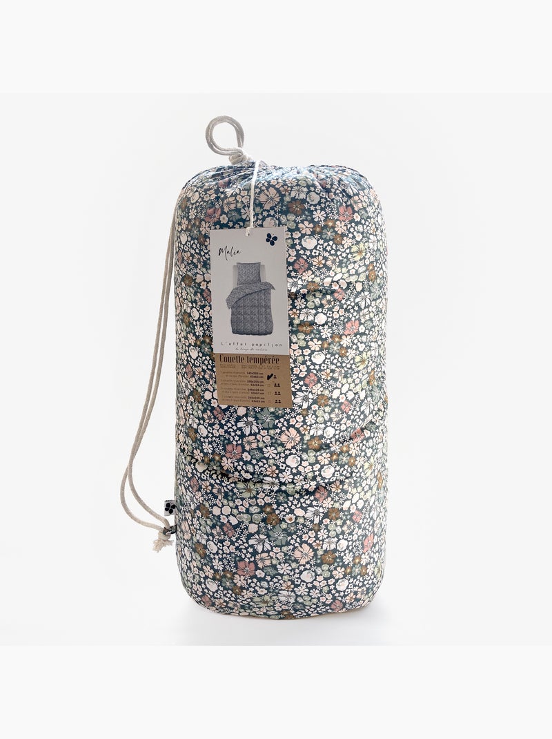 Couette imprimée + 2 taies d’oreiller 60 x 60 cm – Coton imprimé MALIA Multicolore - Kiabi