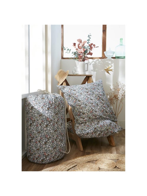 Couette imprimée + 2 taies d’oreiller 60 x 60 cm – Coton imprimé MALIA - Kiabi