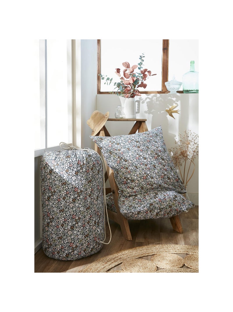 Couette imprimée + 2 taies d’oreiller 60 x 60 cm – Coton imprimé MALIA Multicolore - Kiabi