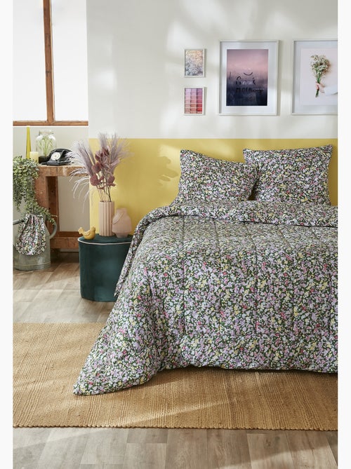 Couette imprimée + 2 taies d’oreiller 60 x 60 cm – Coton Imprimé – Myosotis - Kiabi Couette imprimée + 2 taies d’oreiller 60 x 60 cm – Coton Imprimé – Myosotis - Kiabi