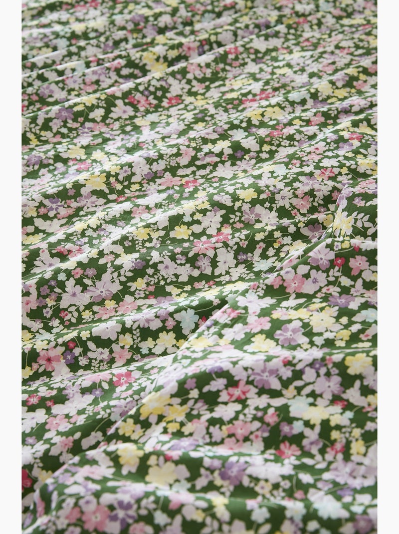 Couette imprimée + 2 taies d’oreiller 60 x 60 cm – Coton Imprimé – Myosotis Multicolore - Kiabi
