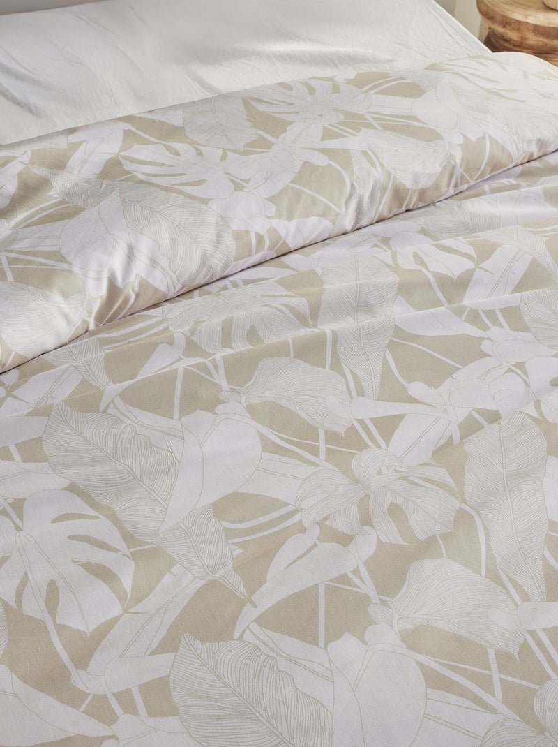 Couette imprimée beige - Kiabi