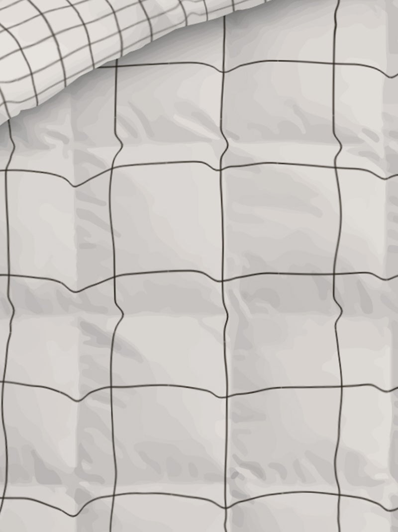 Couette imprimée Coton Cadri Multicolore - Kiabi