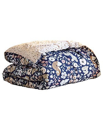 Couette imprimée Coton Forêt Enchantée